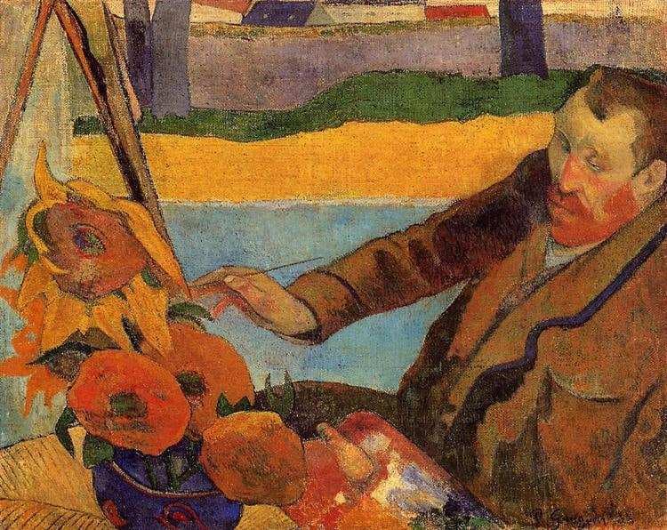 Van Gogh Painting Sunflowers — Paul Gauguin