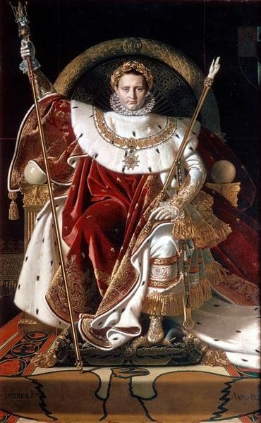 Portrait of Napoléon on the Imperial Throne — Jean-Auguste-Dominique Ingres