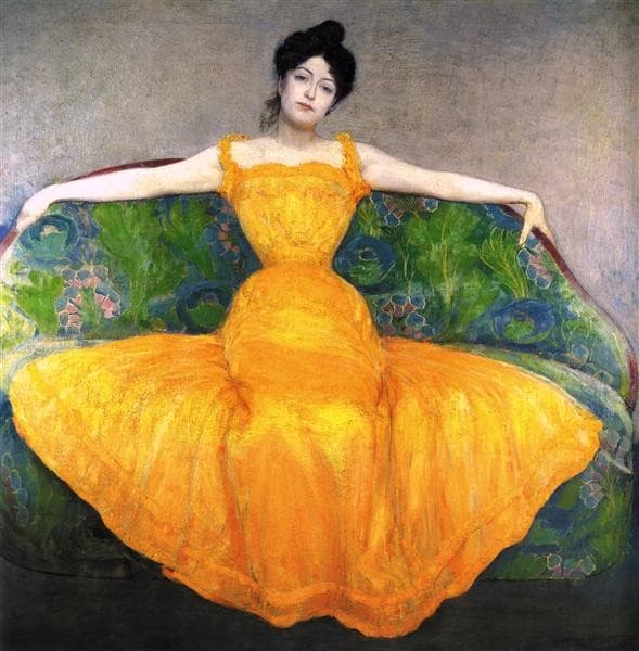 Lady in Yellow Dress — Max Kurzweil