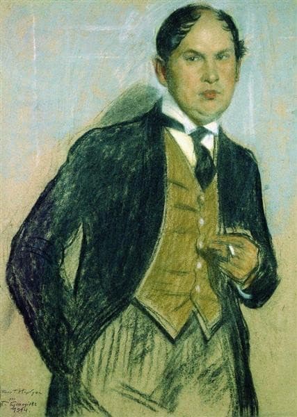 Портрет Г. И. Нарбута — Boris Kustodiev