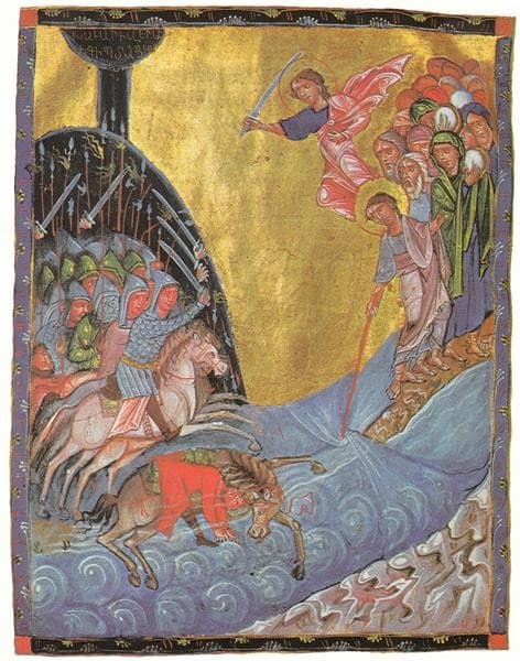Passage of the Red Sea, Mashtots — Toros Roslin