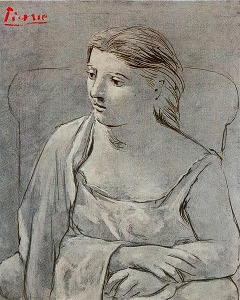 Woman in White — Pablo Picasso