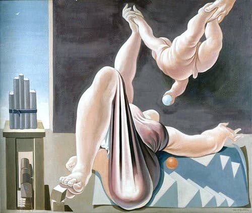Flight Over New York At Twilight — Lorser Feitelson