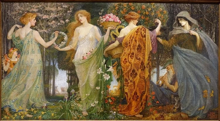 A Masque for the Four Seasons — Walter Crane