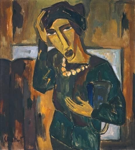 Woman with a Bag — Karl Schmidt-Rottluff