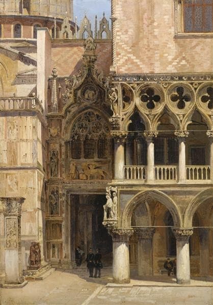 Porta della Carta, Doge's Palace, Venice — Antonietta Brandeis