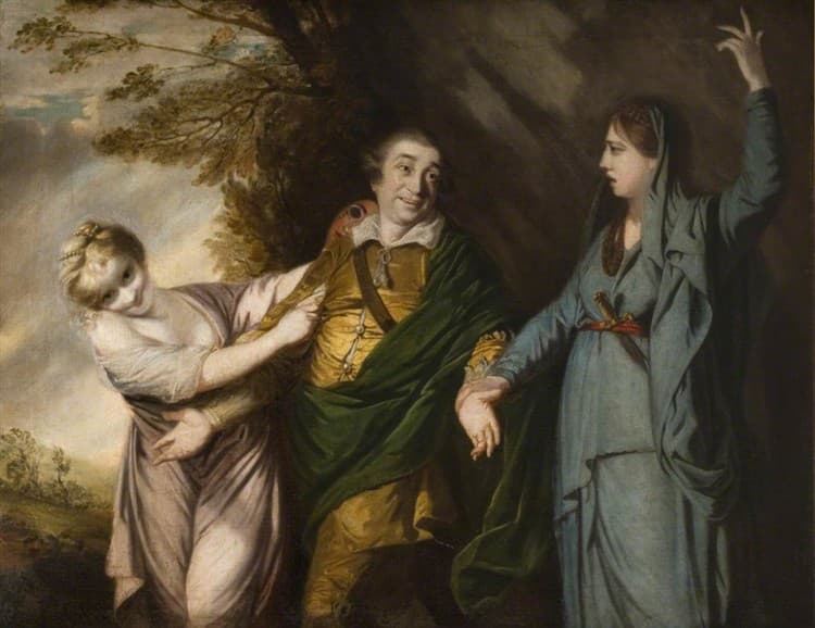 Garrick Between Tragedy and Comedy — Joshua Reynolds