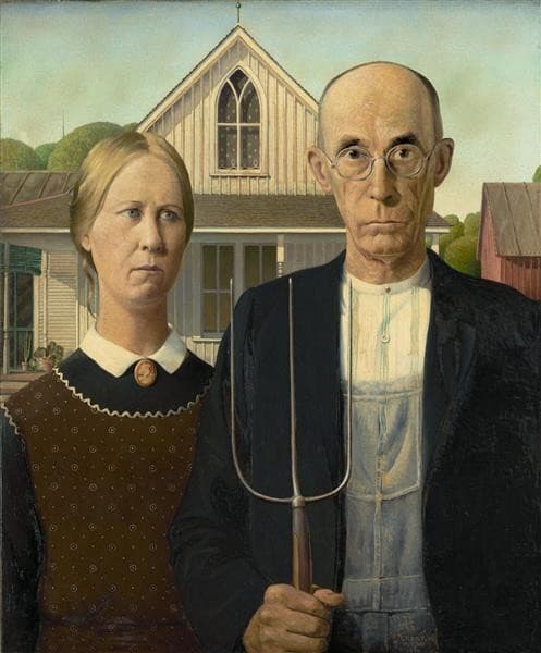 American Gothic — Grant Wood