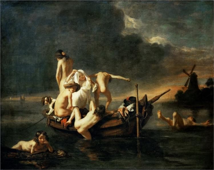 The Bath — Nicolaes Maes