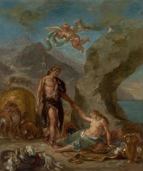 The Autumn Bacchus and Ariadne — Eugène Delacroix