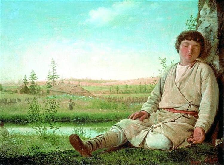 Sleeping Herd-Boy — Alexey Venetsianov