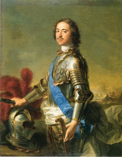 Portrait of Tsar Peter I — Jean-Marc Nattier