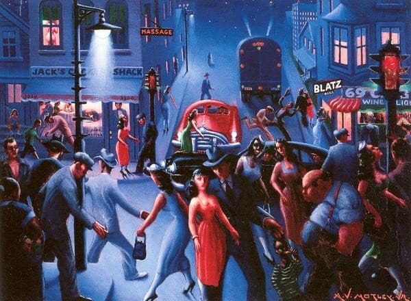 Bronzeville by Night — Archibald John Motley Jr.