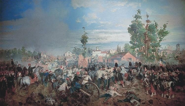 The battle of Magenta — Gerolamo Induno