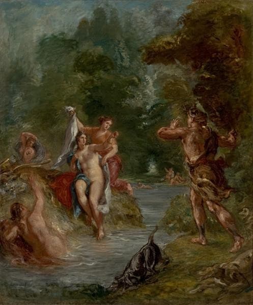 The Summer Diana Surprised by Actaeon — Eugène Delacroix