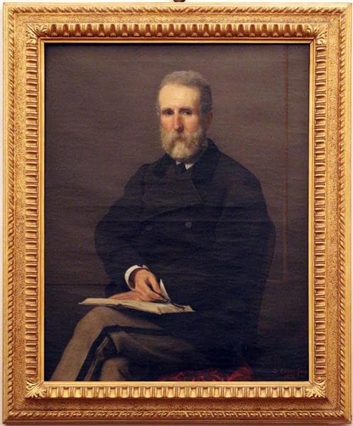 Portrait of Petronio Lemmi — Antonio Ciseri