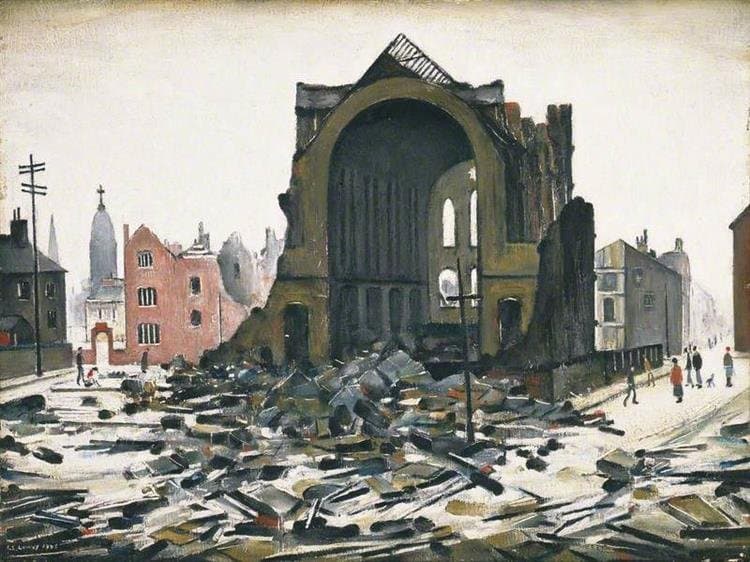 St Augustine's Church, Manchester — L.S. Lowry