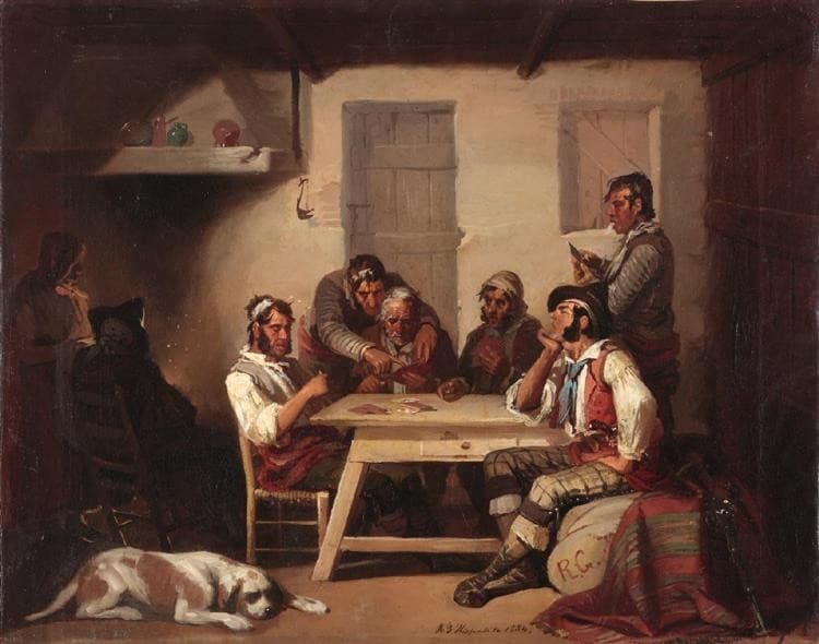 Card players — Rafael García Hispaleto (El Hispaleto)