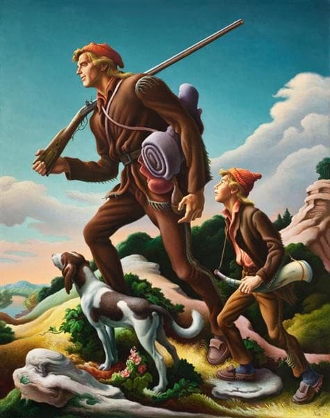 The Kentuckian — Thomas Hart Benton