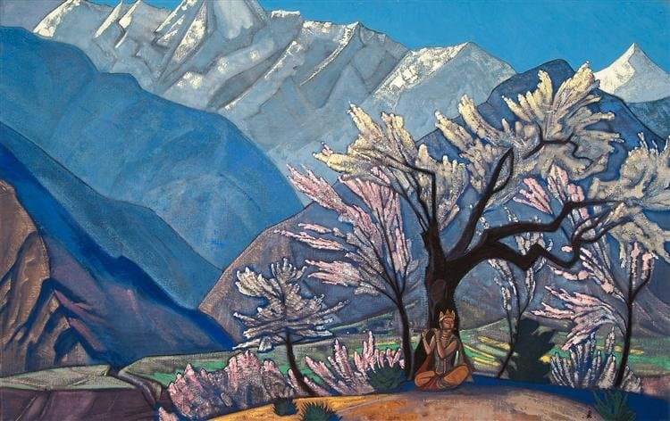 Krishna (Spring in Kulu) — Nicholas Roerich