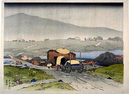 Rain at Yabakei — Goyo Hashiguchi