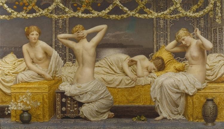 A Summer Night — Albert Moore