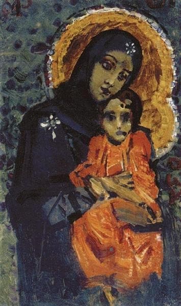 Virgin and Child — Mikhail Vrubel