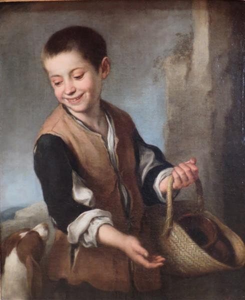 Boy with a Dog — Bartolomé Esteban Murillo