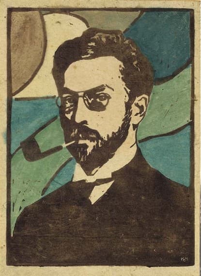 Portrait Of Wassily Kandinsky — Gabriele Münter