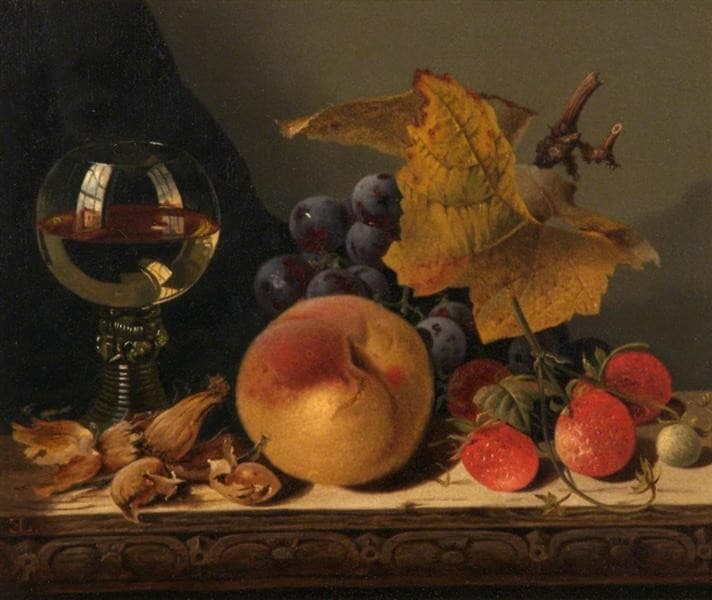 Still Life with Fruit — Edward Ladell