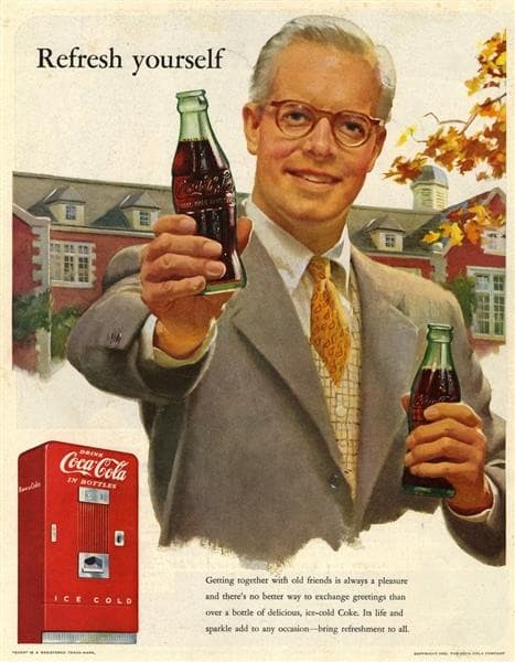 Coca-Cola advertisement — Haddon Sundblom