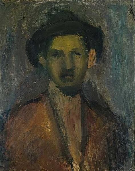 Portrait of the Painter Waldmulle — George Bouzianis