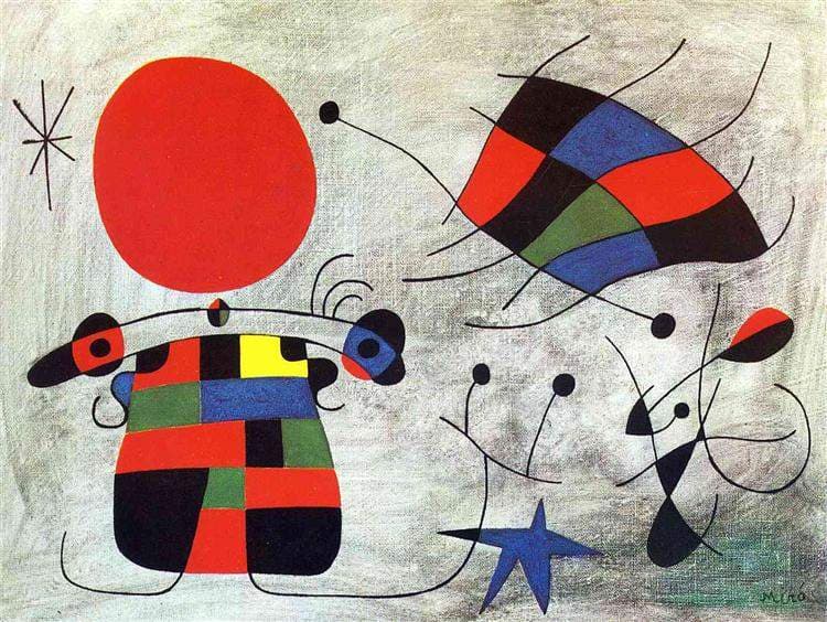 The Smile of the Flamboyant Wings — Joan Miró