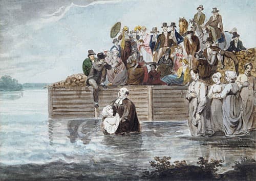 A Philadelphia Anabaptist Immersion during a Storm — Pavel Svinyin