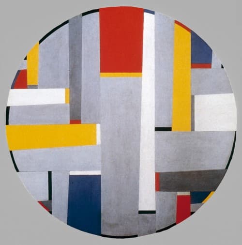 Relational Painting, Tondo #36 — Fritz Glarner