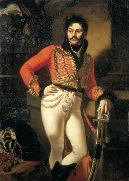 Portrait of Colonel Evgraf V. Davydov — Orest Kiprensky
