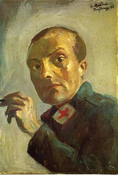 Self-Portrait as a Nurse — Max Beckmann