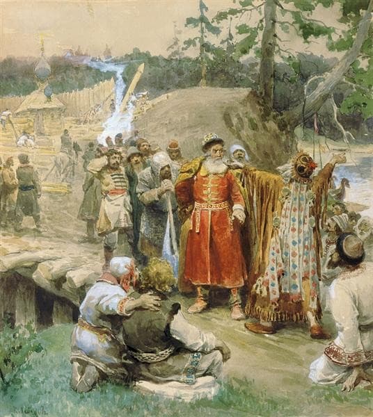 The development of new lands by Russian — Klavdy Lebedev