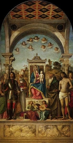 Madonna and Child with saints — Cima da Conegliano