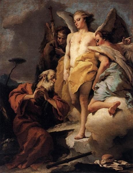 Abraham and the Three Angels — Giovanni Battista Tiepolo