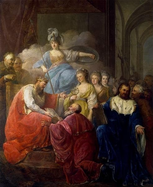 Granting Privileges to the Academy of Krakow — Marcello Bacciarelli