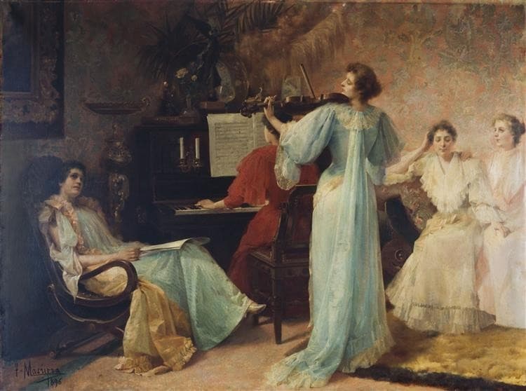 Una melodia de Schubert — Francesc Masriera Manovens