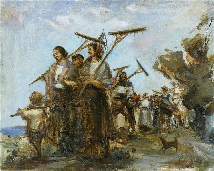 Return from work — Serhij Schyschko