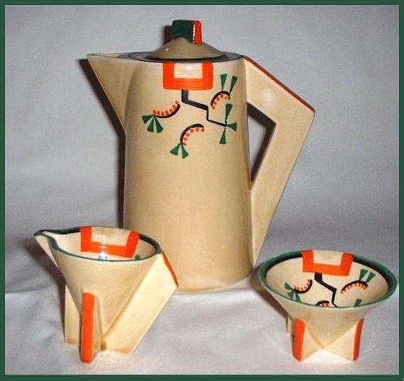 Ravel Conical Coffee Ware — Clarice Cliff