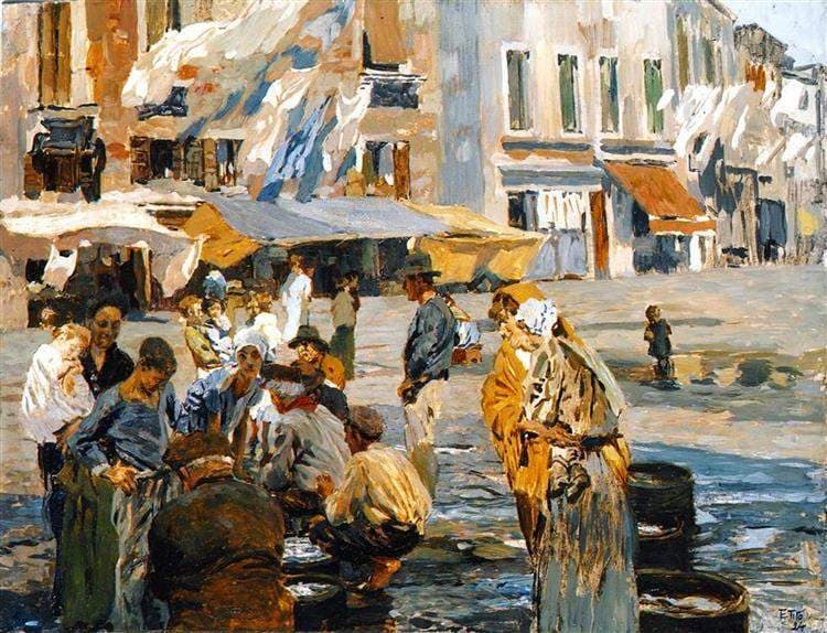Fish Market — Ettore Tito