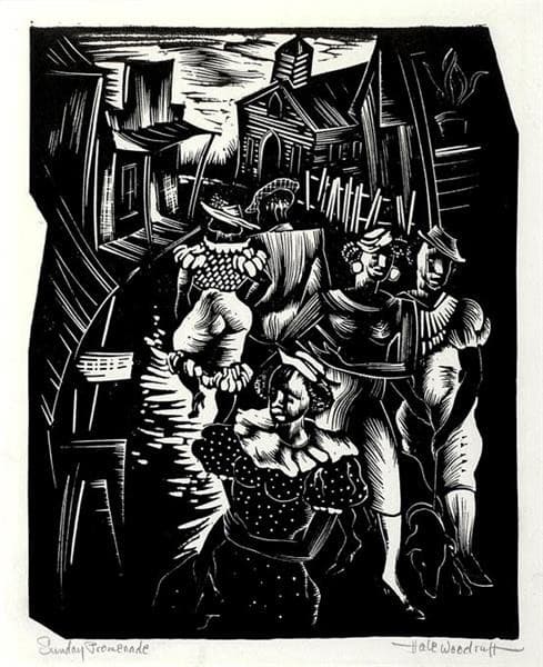 Sunday Promenade — Hale Woodruff