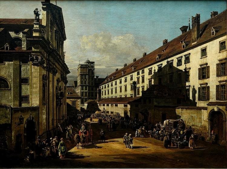 The Dominican Church in Vienna — Bernardo Bellotto