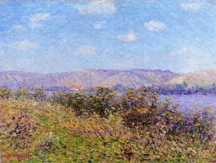 Banks of the Seine in Summer, Tournedos sur Seine — Gustave Loiseau