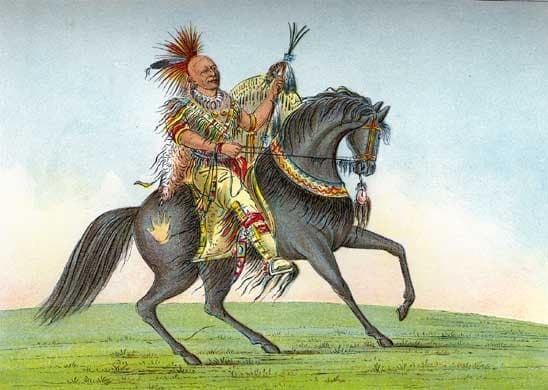 Kee-o-kuk (The Running Fox) — George Catlin