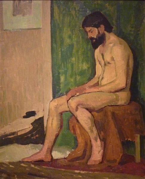 Seated bearded man — Roger de La Fresnaye